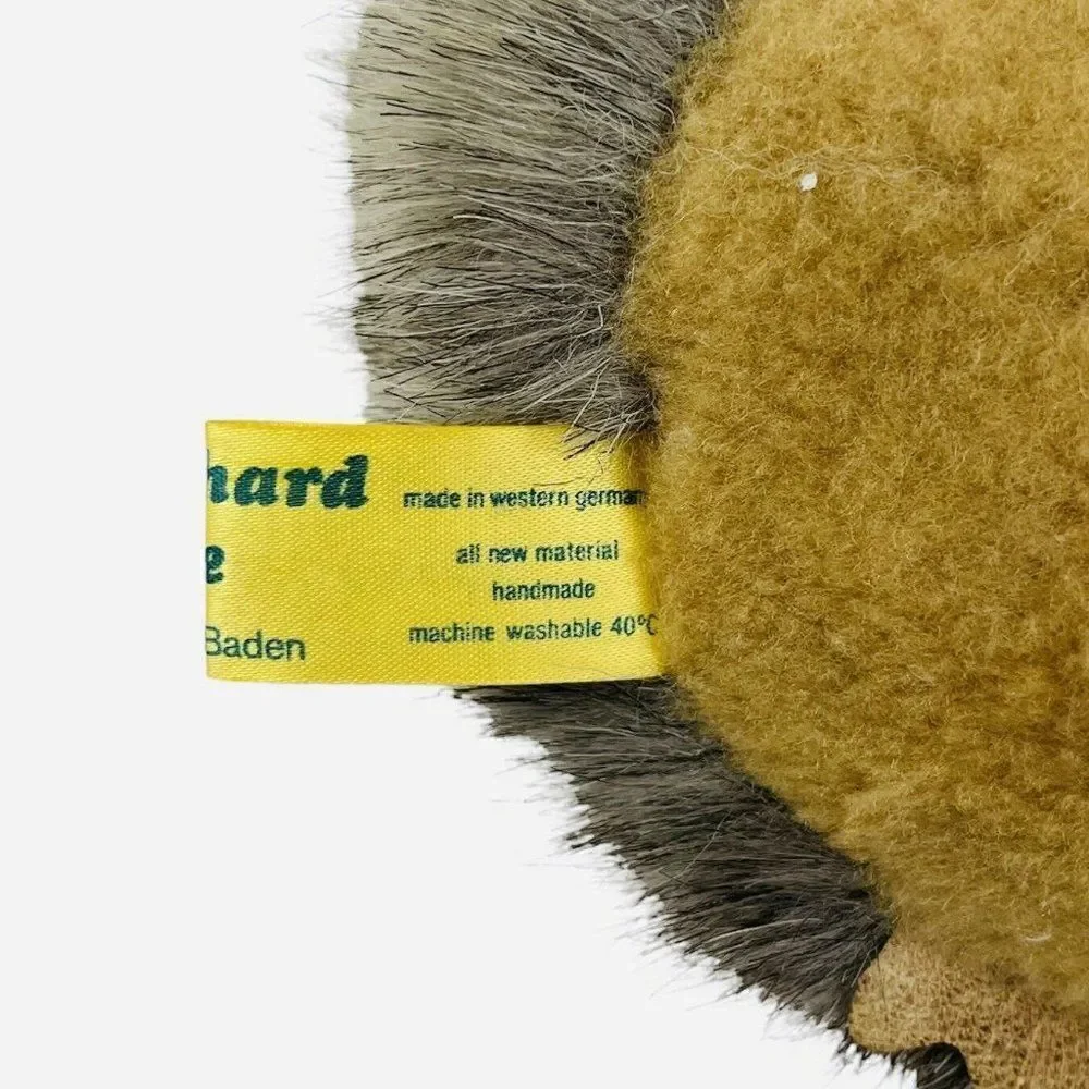 RARE Vintage Linda Engelhard Spieltiere Hedgehog Plush Western Germany Epfenbach